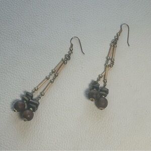 Vintage Beaded Drop Earrings